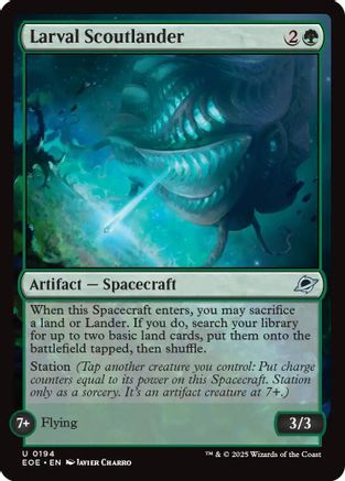 Larval Scoutlander (EOE-194) [Edge of Eternities] Foil
