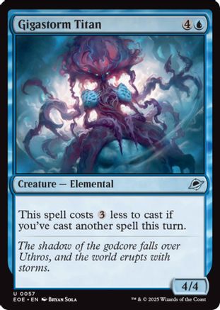 Gigastorm Titan (EOE-057) [Edge of Eternities] Foil