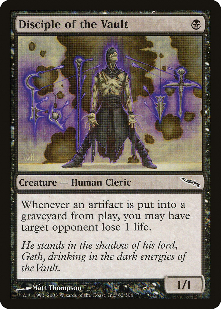 Disciple of the Vault (MRD-062) [Mirrodin] Foil