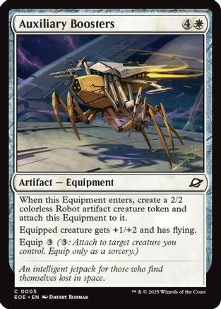 Auxiliary Boosters (EOE-005) [Edge of Eternities] Foil