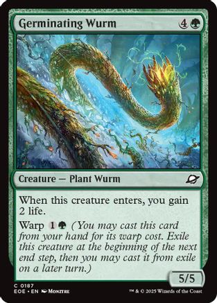 Germinating Wurm (EOE-187) [Edge of Eternities]