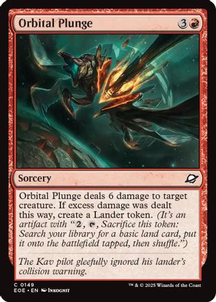 Orbital Plunge (EOE-149) [Edge of Eternities]