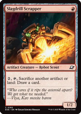 Slagdrill Scrapper (EOE-160) [Edge of Eternities] Foil