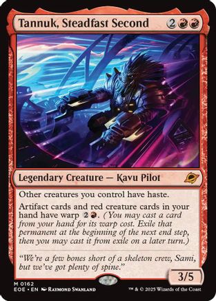 Tannuk, Steadfast Second (EOE-162) [Edge of Eternities] Foil