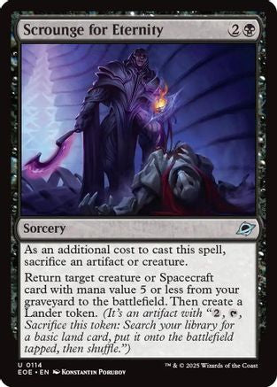 Scrounge for Eternity (EOE-114) [Edge of Eternities] Foil