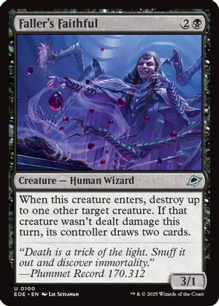 Faller's Faithful (EOE-100) [Edge of Eternities] Foil