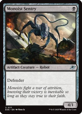 Monoist Sentry (EOE-111) [Edge of Eternities] Foil