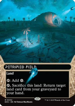 Petrified Field (0032) (Borderless) (EOS-032) [Edge of Eternities: Stellar Sights] Foil