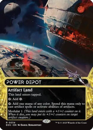 Power Depot (0034) (Borderless) (EOS-034) [Edge of Eternities: Stellar Sights]