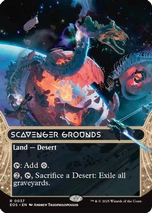 Scavenger Grounds (0037) (Borderless) (EOS-037) [Edge of Eternities: Stellar Sights] Foil