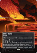 Blast Zone (0137) (Borderless) (Fracture Foil) (EOS-137) [Edge of Eternities: Stellar Sights] Foil