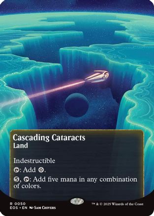 Cascading Cataracts (0050) (Borderless) (EOS-050) [Edge of Eternities: Stellar Sights]