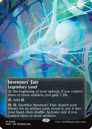 Inventors' Fair (0066) (Borderless) (EOS-066) [Edge of Eternities: Stellar Sights] Foil