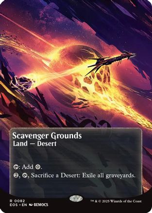 Scavenger Grounds (0082) (Borderless) (EOS-082) [Edge of Eternities: Stellar Sights]