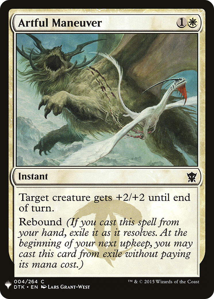 Artful Maneuver (LIST-DTK-4) [The List]