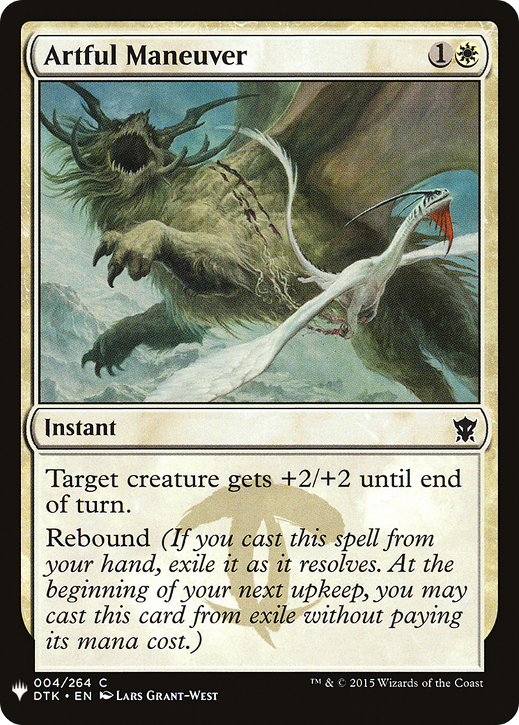 Artful Maneuver (LIST-DTK-4) [The List]