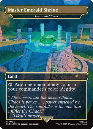 Master Emerald Shrine - Command Tower (7030) (Rainbow Foil) (SLD-7030) [Secret Lair Drop Series] Foil