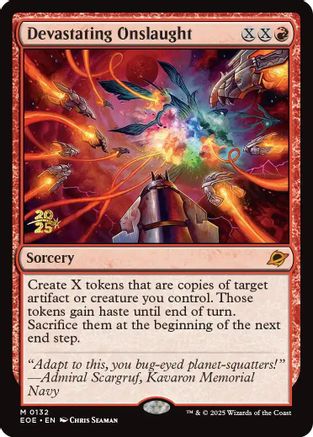 Devastating Onslaught (PRE-132) [Prerelease Cards] Foil