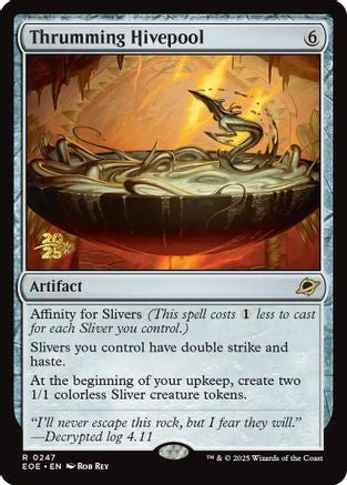 Thrumming Hivepool (PRE-247) [Prerelease Cards] Foil