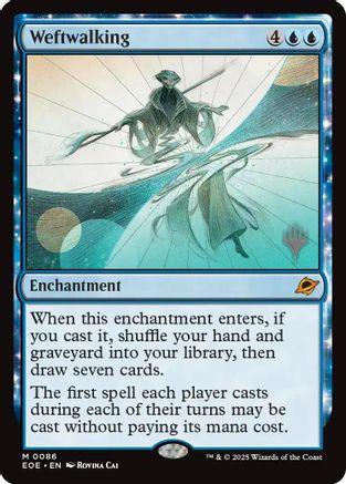 Weftwalking (PPEOE-086) [Promo Pack: Edge of Eternities] Foil