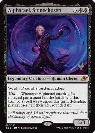 Alpharael, Stonechosen (PPEOE-087) [Promo Pack: Edge of Eternities] Foil