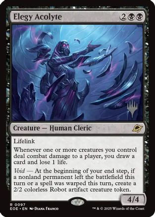 Elegy Acolyte (PPEOE-097) [Promo Pack: Edge of Eternities] Foil