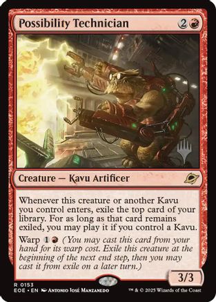 Possibility Technician (PPEOE-153) [Promo Pack: Edge of Eternities] Foil