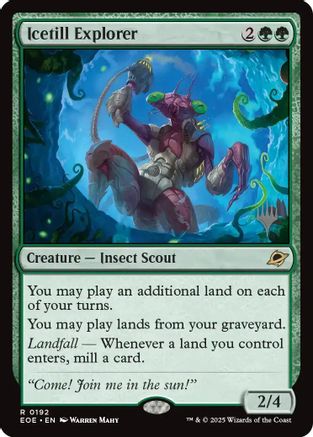 Icetill Explorer (PPEOE-192) [Promo Pack: Edge of Eternities] Foil