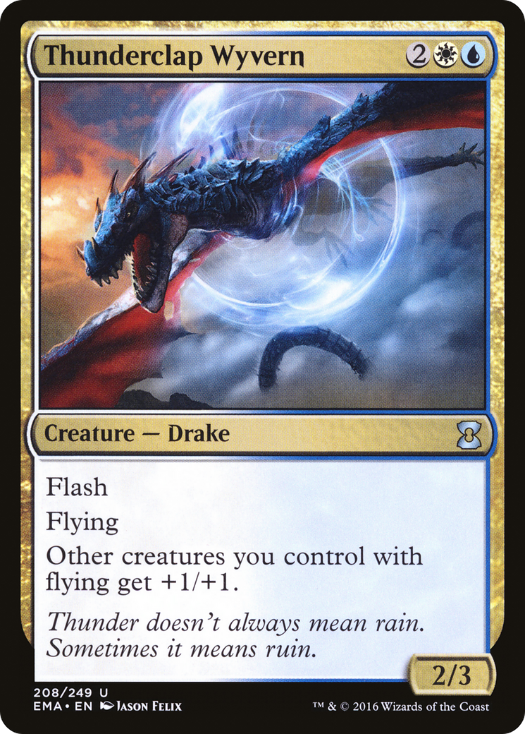 Thunderclap Wyvern (EMA-208) [Eternal Masters]