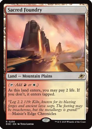 Sacred Foundry (PPEOE-256) [Promo Pack: Edge of Eternities]