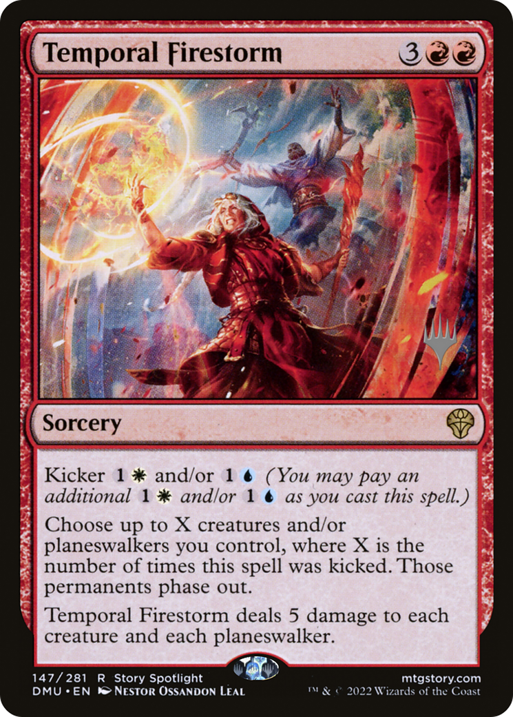 Temporal Firestorm (PPDMU-147P) [Dominaria United Promos]