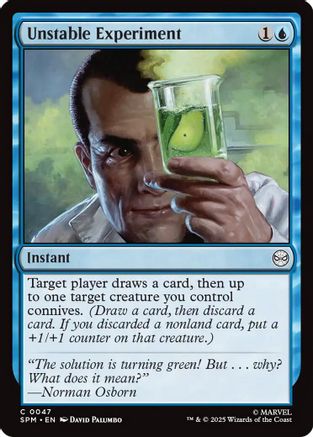 Unstable Experiment (SPM-047) [Marvel's Spider-Man] Foil