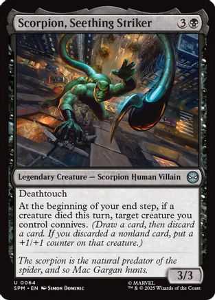 Scorpion, Seething Striker (SPM-064) [Marvel's Spider-Man] Foil