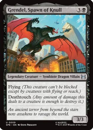 Grendel, Spawn of Knull (SPE, MAR-009) [Marvel's Spider-Man: Eternal-Legal] Foil