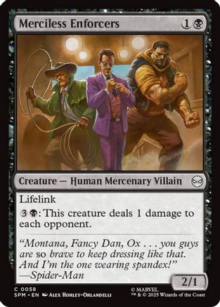 Merciless Enforcers (SPM-058) [Marvel's Spider-Man]