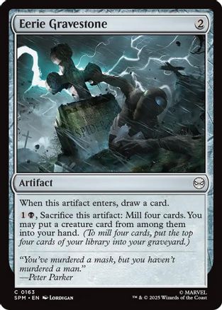 Eerie Gravestone (SPM-163) [Marvel's Spider-Man] Foil