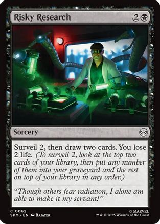 Risky Research (SPM-062) [Marvel's Spider-Man] Foil