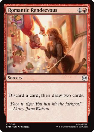 Romantic Rendezvous (SPM-086) [Marvel's Spider-Man] Foil