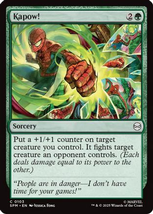 Kapow! (SPM-103) [Marvel's Spider-Man] Foil