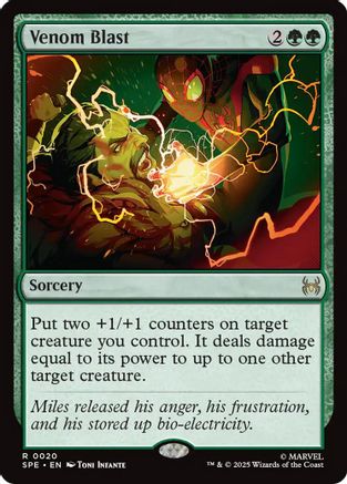 Venom Blast (SPE, MAR-020) [Marvel's Spider-Man: Eternal-Legal] Foil