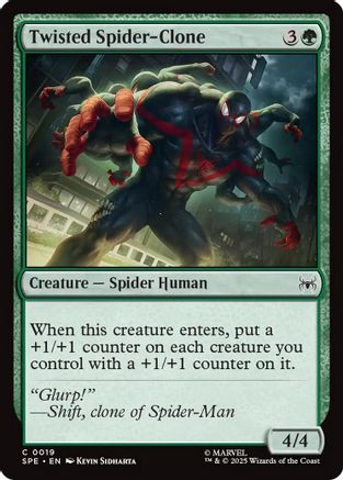 Twisted Spider-Clone (SPE, MAR-019) [Marvel's Spider-Man: Eternal-Legal] Foil