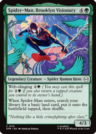Spider-Man, Brooklyn Visionary (SPM-115) [Marvel's Spider-Man] Foil