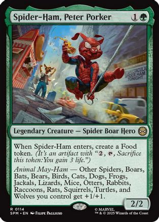 Spider-Ham, Peter Porker (SPM-114) [Marvel's Spider-Man] Foil