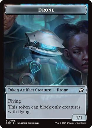 Drone // Lander (0006) Doubled-Sided Token (EOE-3 // 6) [Edge of Eternities]