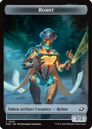 Robot // Lander (0006) Double-Sided Token (EOE-10 // 6) [Edge of Eternities]