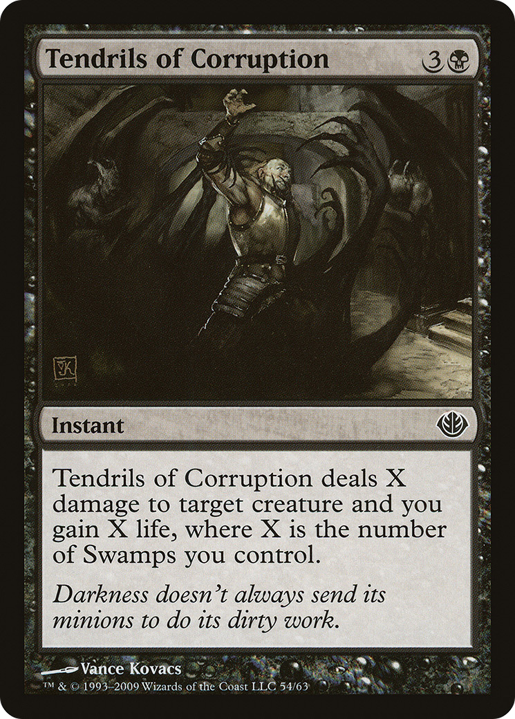 Tendrils of Corruption (DDD-054) [Duel Decks: Garruk vs. Liliana]