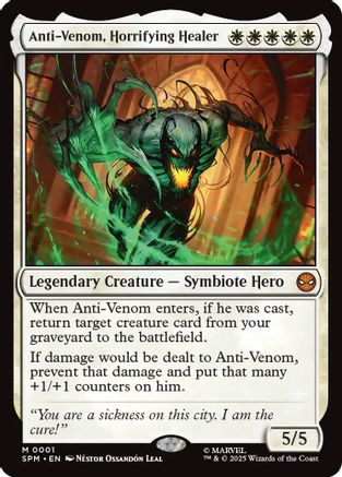 Anti-Venom, Horrifying Healer (SPM-001) [Marvel's Spider-Man] Foil