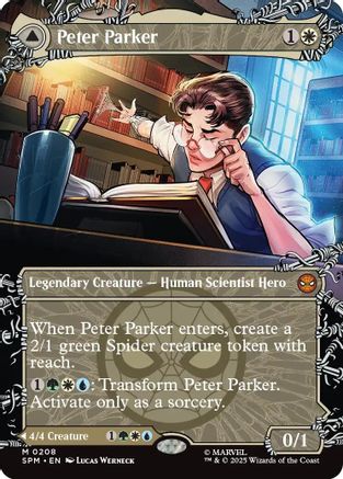 Peter Parker (0208) (Borderless) (SPM-208) [Marvel's Spider-Man] Foil