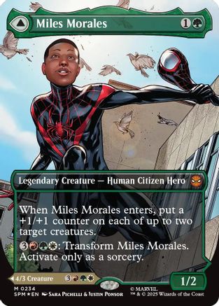 Miles Morales (0234) (Borderless) (SPM-234) [Marvel's Spider-Man] Foil