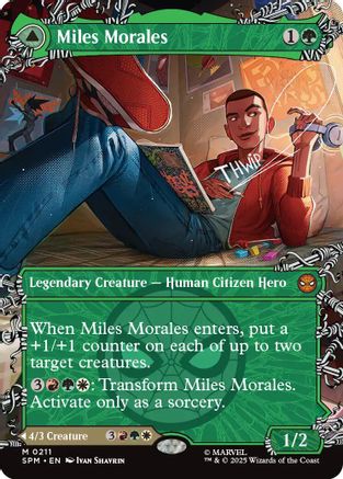 Miles Morales (0211) (Borderless) (SPM-211) [Marvel's Spider-Man]